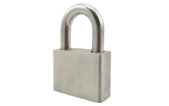 Stainless steel padlock,hardened steel shackle,solid steel,master key,anti-rust,40mm,50mm,60mm