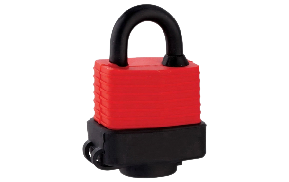 Galvanized surface waterfroof steel laminated padlocks, Stable quality,2pcs brass keys 