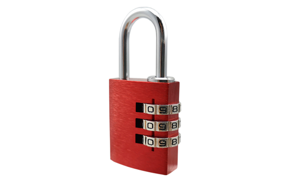 Arc corner aluminum combination padlock, suitcase, luggage, mail box